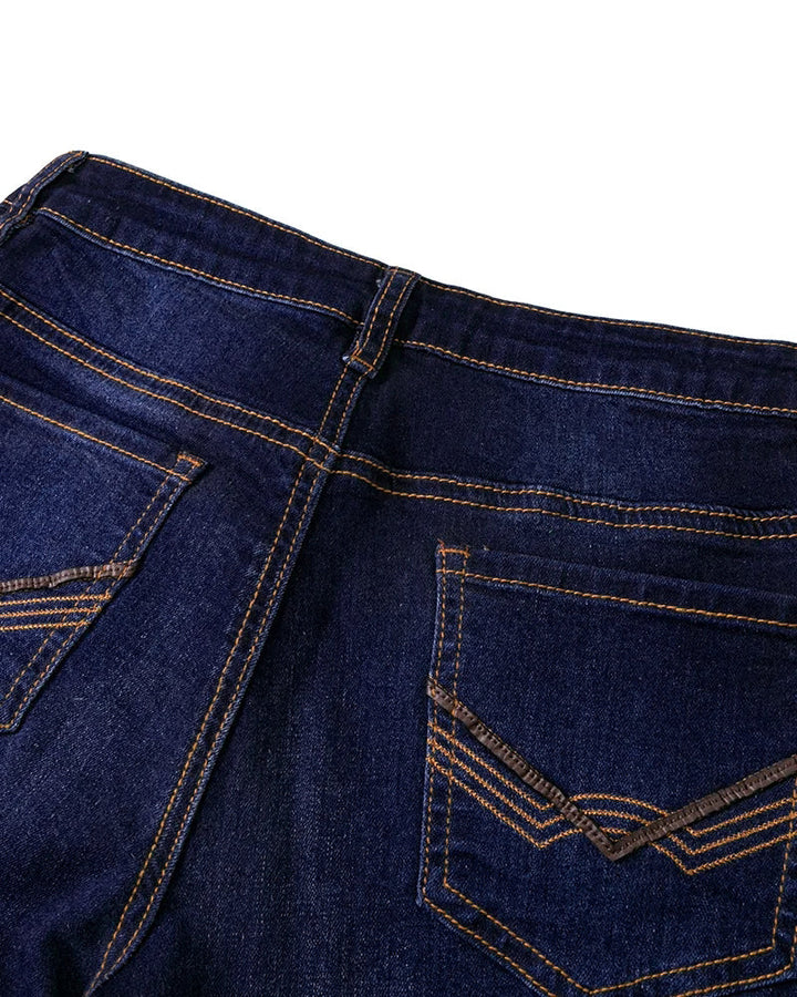Women's Mid Waist Retro Bootcut Pants