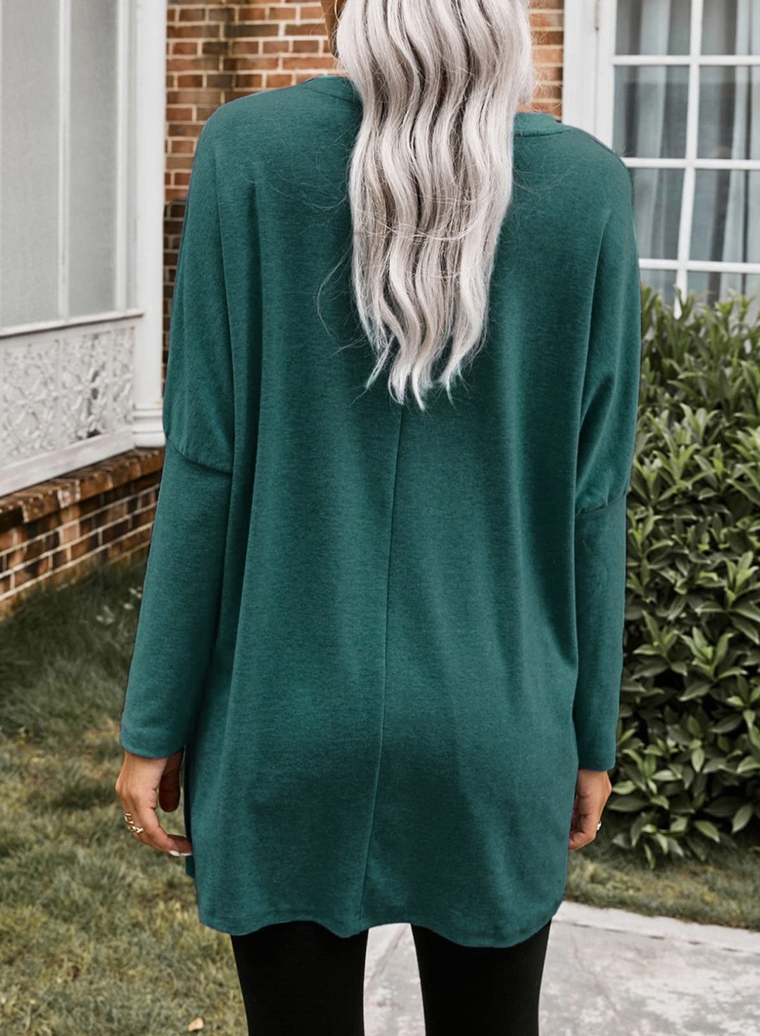 Women's Lightweight Long Sleeve Tunic Top
